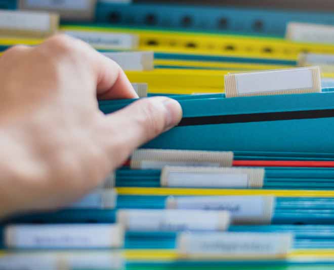 organize home filing system inside