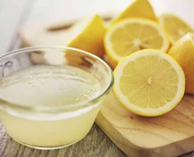 rice water and lemon