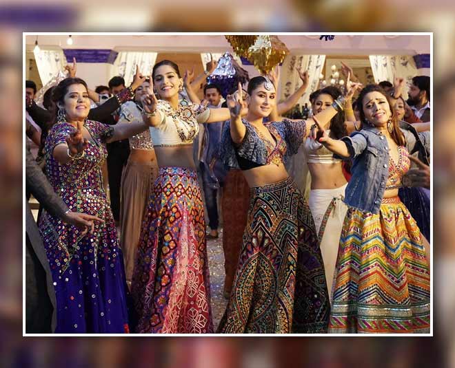 वीरे दी वेडिंग- veere di wedding multicolor lehenga look