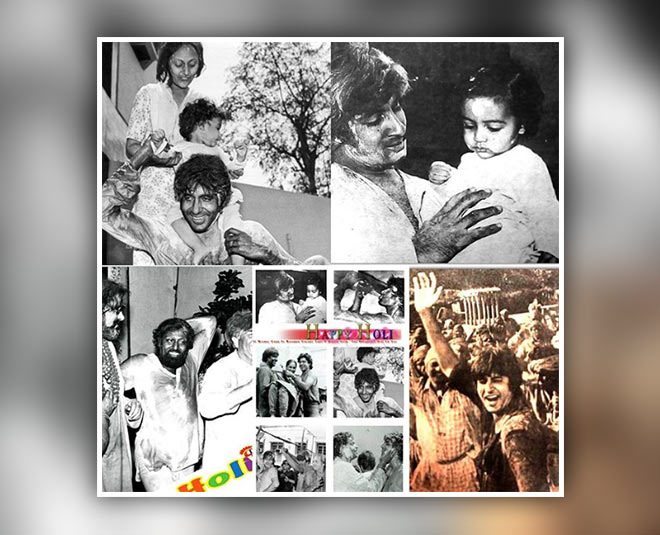 amitabh bachchan holi  pictures