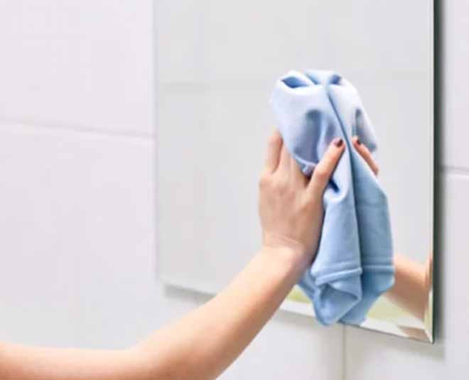 get rid the stains of glass window Inside