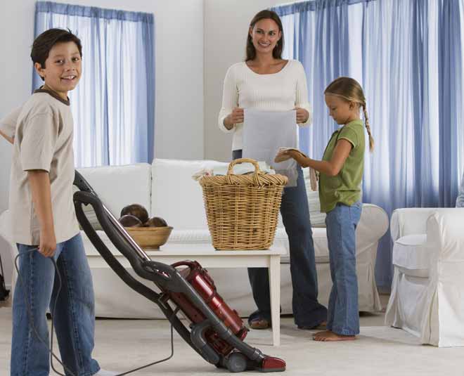 how to clean  home after a party Inside