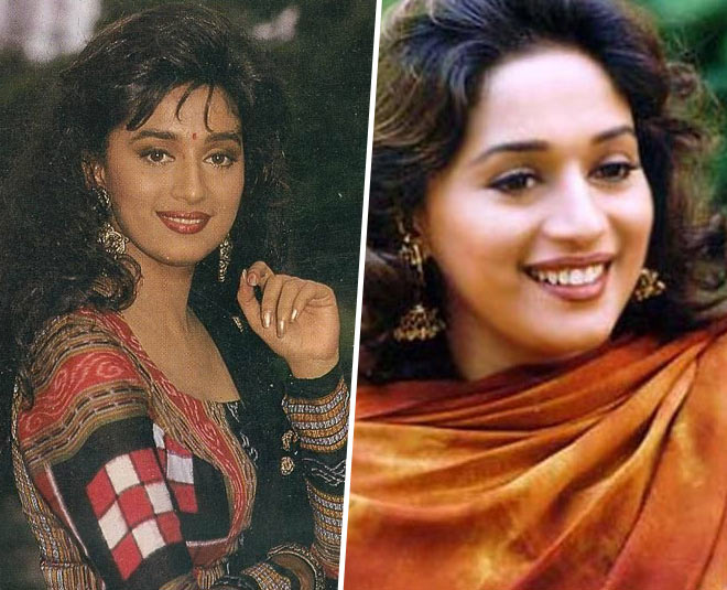 शांति से हुई थी शादी- madhuri dixit young