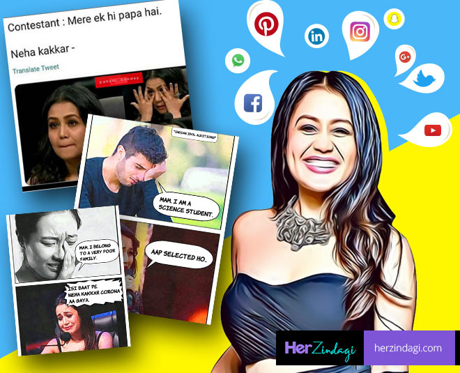 Neha Kakkar Bollywood Singer Reaction On Her Viral Funny Memes | neha kakkar  bollywood singer reaction on her viral funny memes | HerZindagi