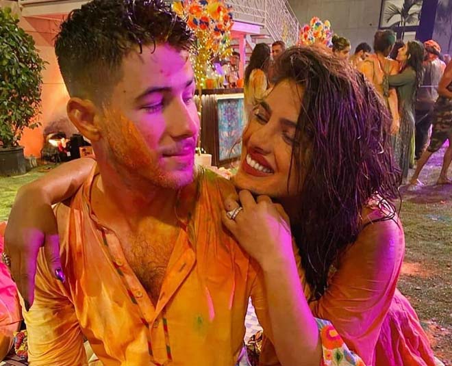 nick prianka ambani holi party Inside