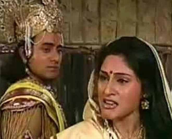 nitish bhardwaj as srikrishna with draupadi