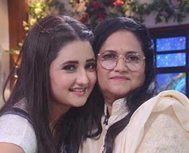 rashami desai  with rasila desai