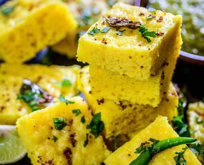 recipes from left over dahi dhokla
