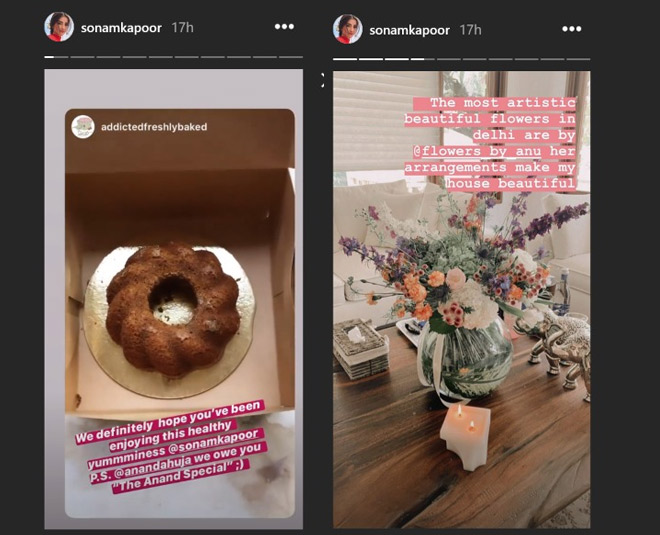 sonam kapoor quarantine time