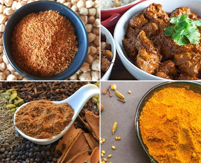 types of masala inside