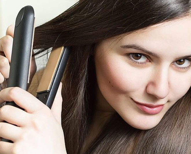 Hair straightener 2024 use in hindi