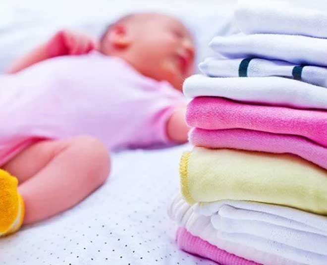 wash your baby clothes Inside