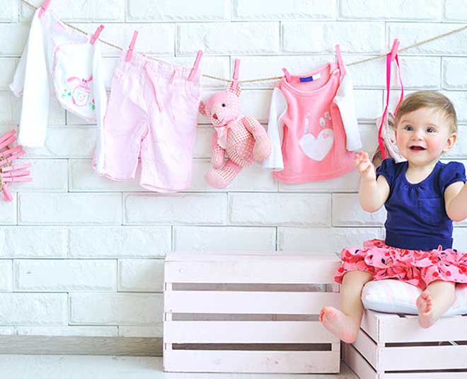wash your baby clothes Inside