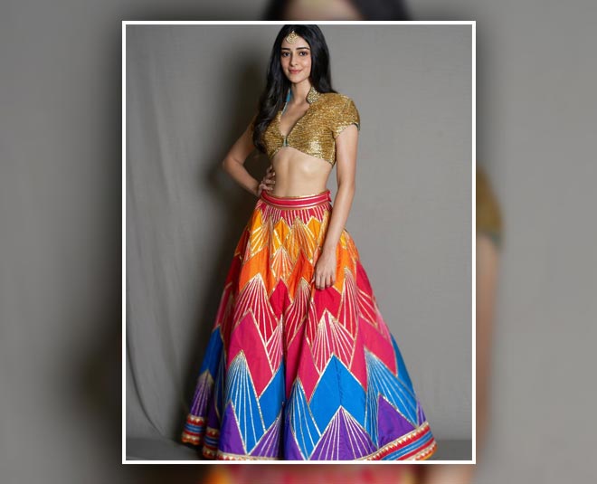 multicolour lehenga