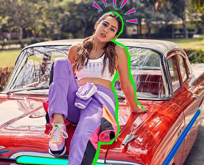 Sara ali khan cute ponytail hairstyles INSIDE