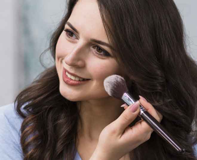 applied too much blush INSIDE