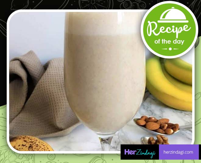 Satiate Your Midnight Hunger Pangs With Healthy And Tasty Banana Walnut  Smoothie | HerZindagi