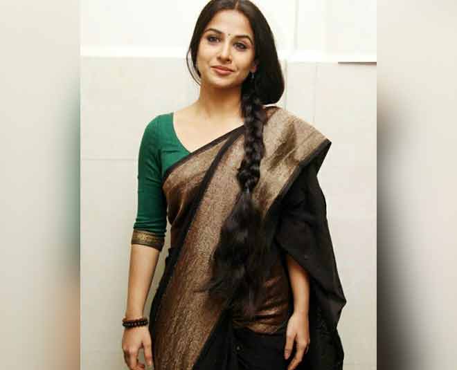 black color saree inside