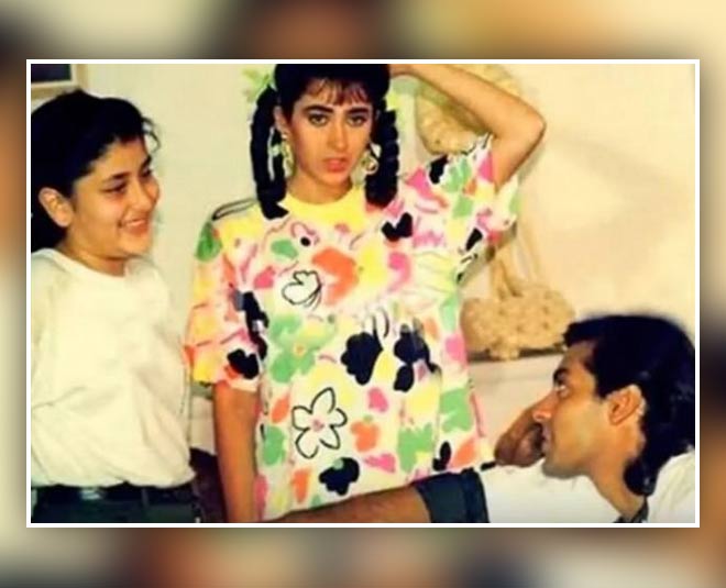 सलमान खान के साथ दोनों बहनें bollywood celebs childhood pictures