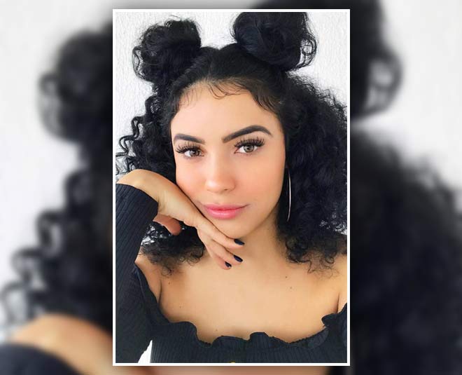 bun hairstyle for curly hair inside 