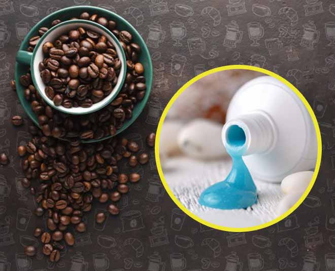 coffee toothpaste scrub for beautiful feet