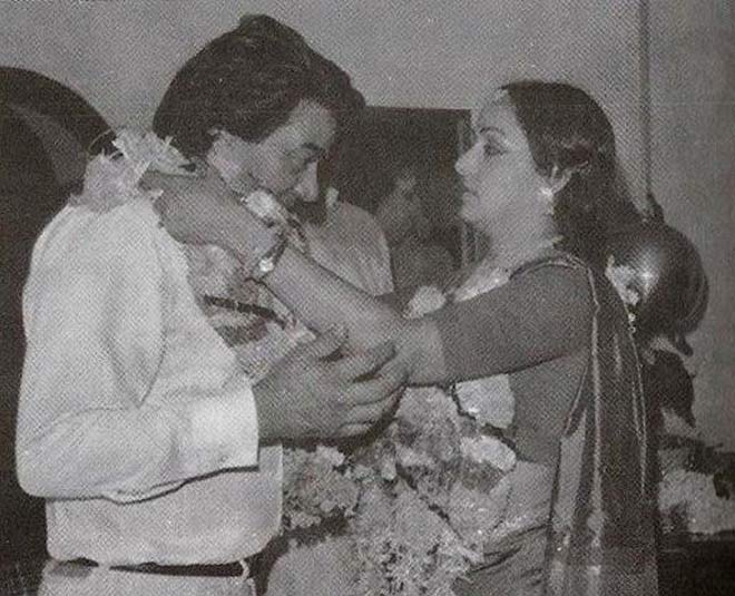 dharmendra hema malini old wedding pics
