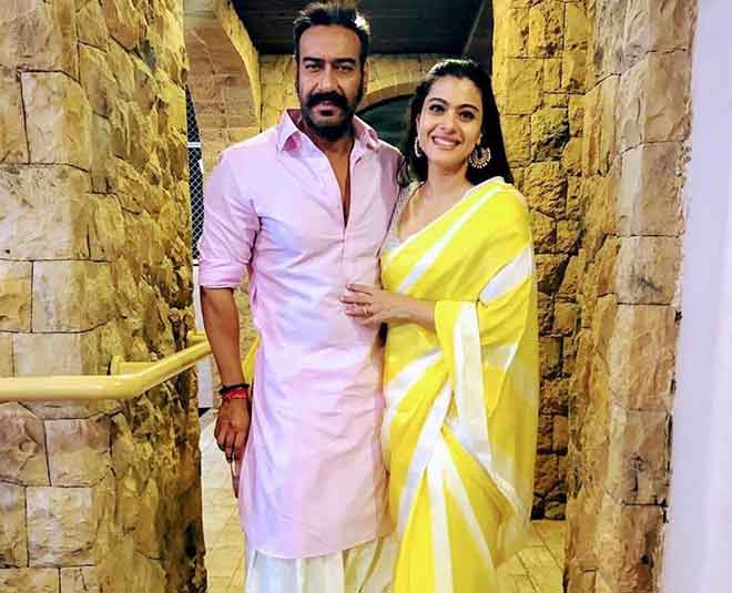 kajol summer fashion yellow saree