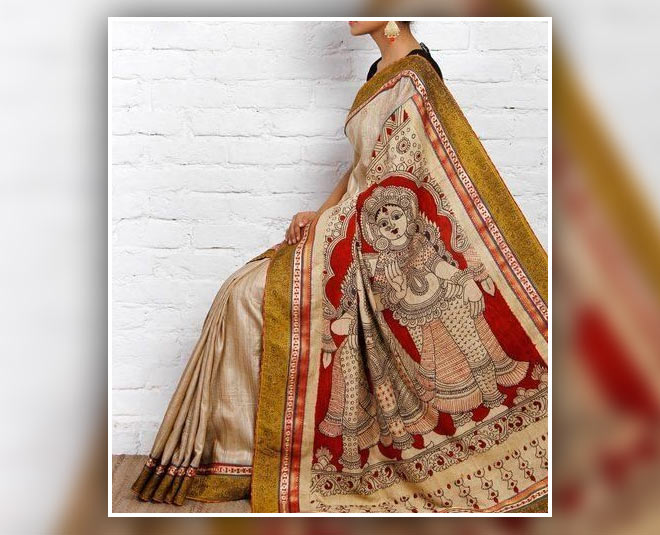 kalamkari saree types pics
