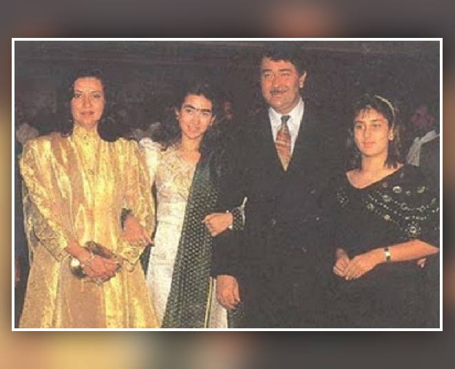 मां-पिता के साथ करीना-करिश्मा karisma kapoor childhood pictures