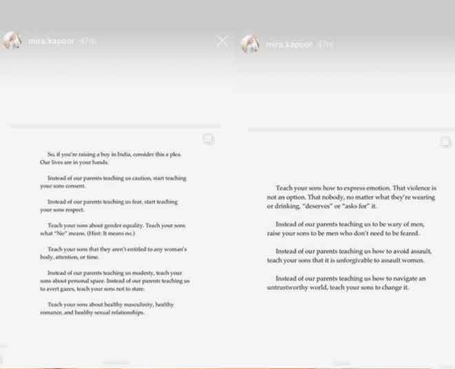 mira kapoor note boys locker room