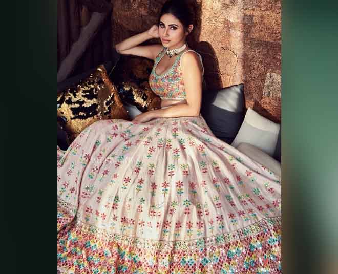 mouni roy floral outfit m