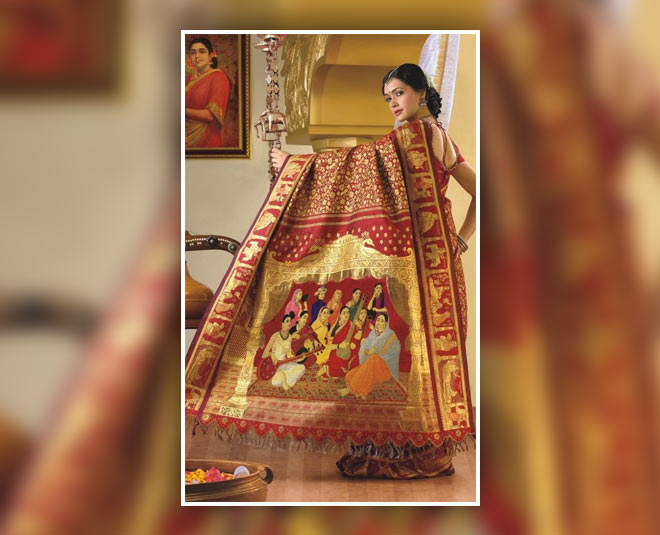 oregendi saree is famous in which state