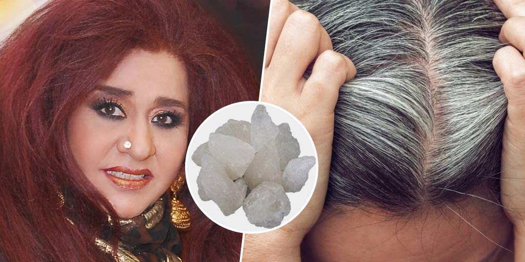 Shahnaz Husain Beauty Expert Talks About Using Alum Or Fitkari For  Colouring Grey Hair | shahnaz husain talks about using alum or fitkari for  colouring grey hair | HerZindagi