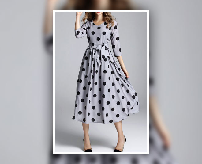 polka dots dress