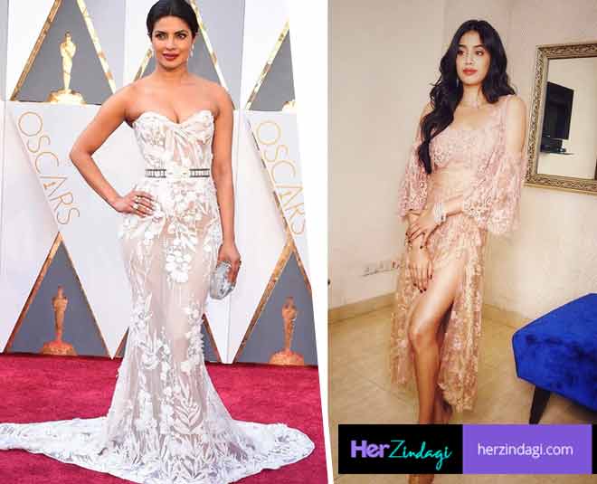 Priyanka Chopra Jonas To Janhvi Kapoor, Times Bollywood Divas Rocked The  Naked Dress | HerZindagi