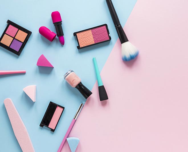 real and fake makeup inside 