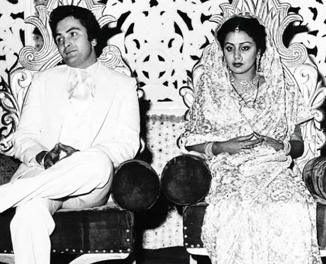 ऋषि कपूर और नीतू सिंह- rishi kapoor and neetu singh marriage photo