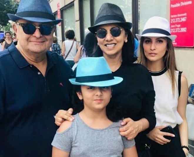 सड़क से पहुंचीं मुंबई rishi kapoor neetu singh riddhima kapoor INSIDE