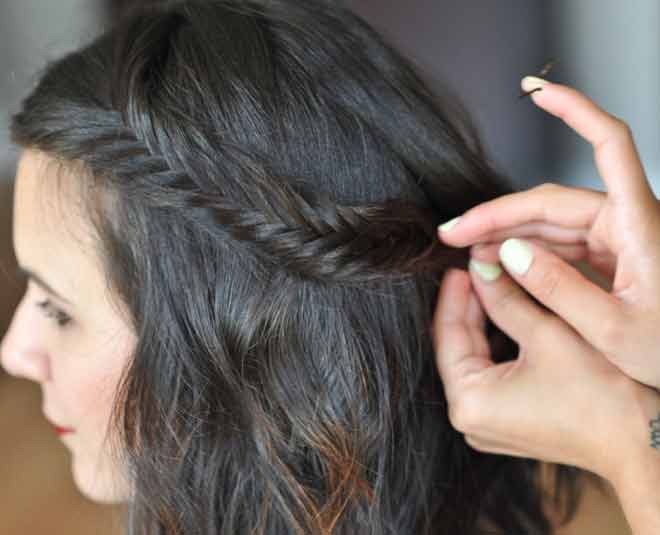 short hair braid styles inside