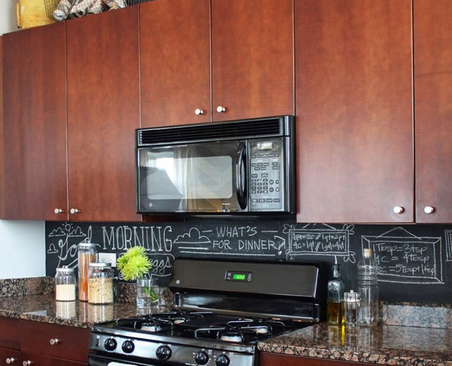 space above kitchen cabinet insid