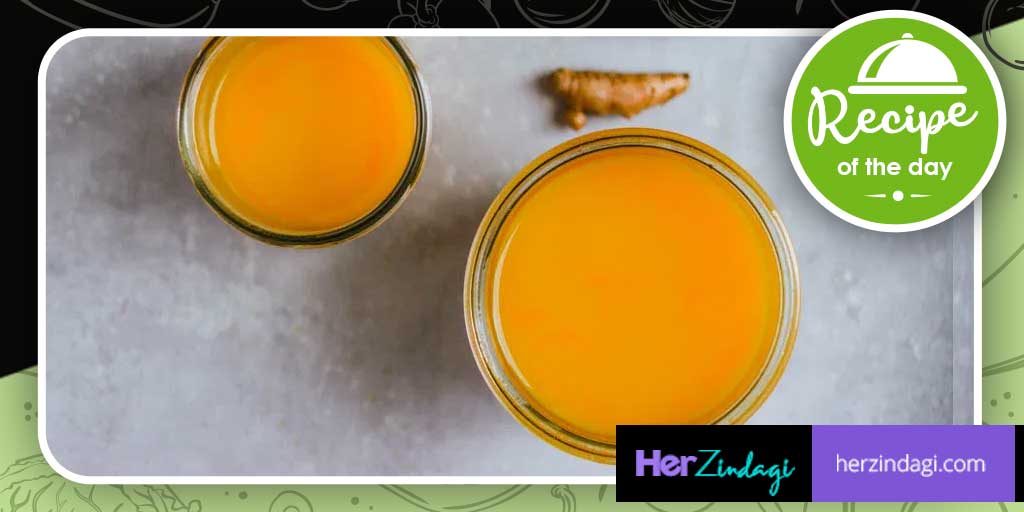 Drink A Glass Of Low Calorie Turmeric Jamu Using This Recipe For