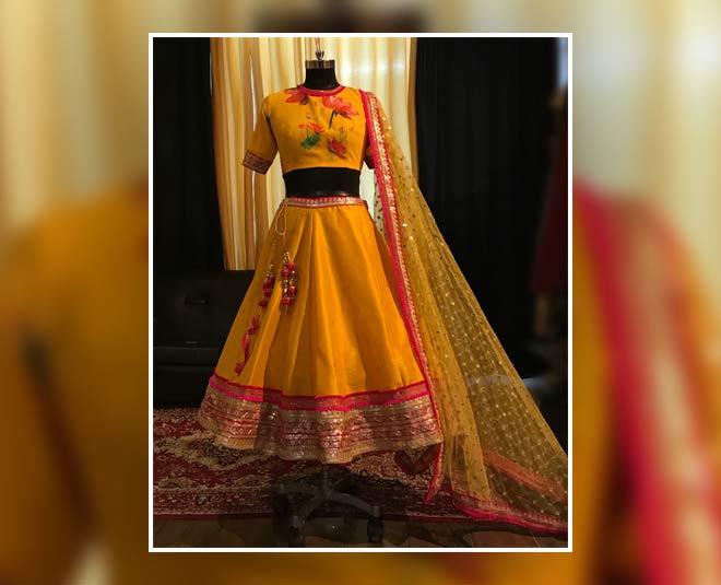 lehenga short top