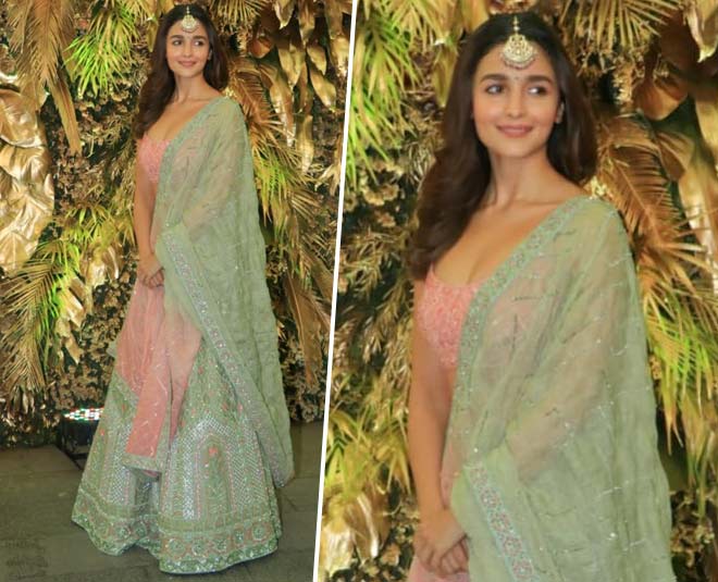 सीक्वेंस लहंगा alia mint lehenga