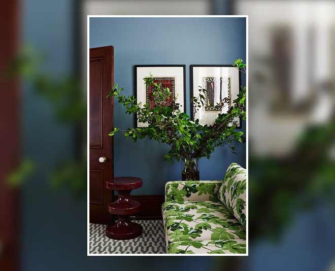 decorate living room corner with plants 