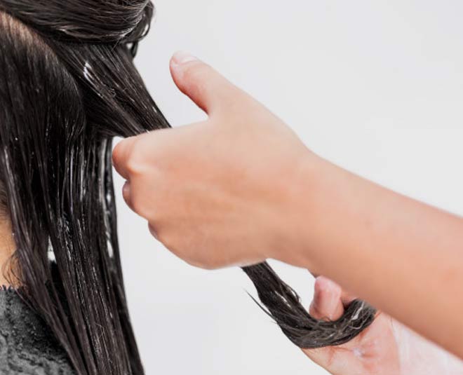 how to apply butter mask for hair