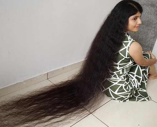 Indian Rapunzel Nilanshi Patel Longest Haired Girl In The World In Hindi Indian Rapunzel