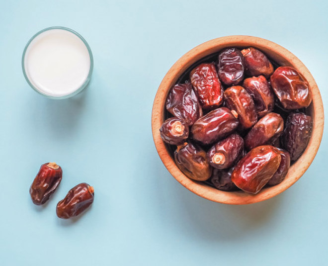milk with dates
