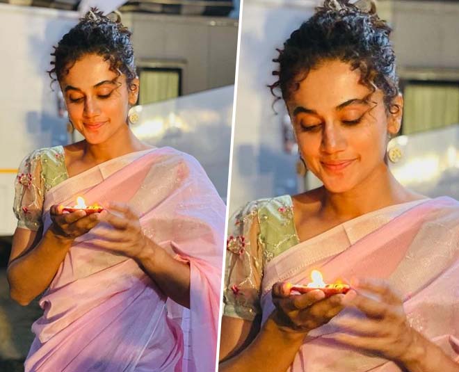 तापसी पन्नू tapsi diwali look inside
