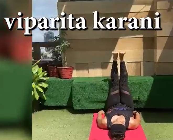 viparita karani inside 
