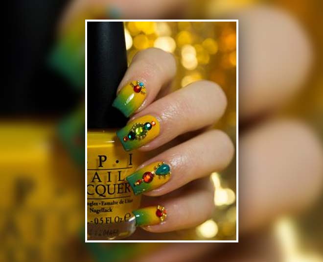 nail art | Diwali Nail Art: Wish you all A very Happy Diwali!! | Wedding nail  art design, Nail art wedding, Nail art